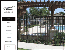 Tablet Screenshot of hillcrestconstruction.com